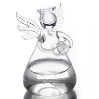 Praying Angel Vases Crystal Transparent Glass Vase Flower Containers Hydrop B8J1 4894462714263  122778942310